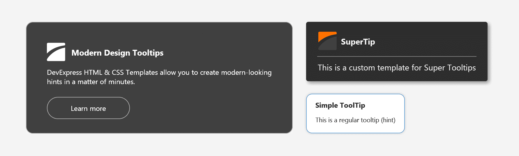 WinForms 工具提示 - 支持 HTML 模板、DevExpress