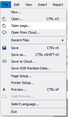 能够打开另一个报告页面