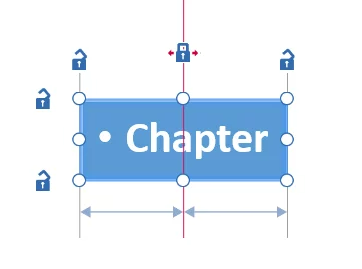 think-cell 目录与幻灯片的中心对齐