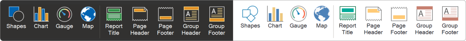 用户界面中的新图标