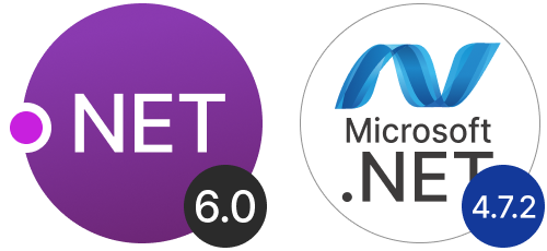 针对 .NET 6 和 .NET Framework 4.7.2 进行编译