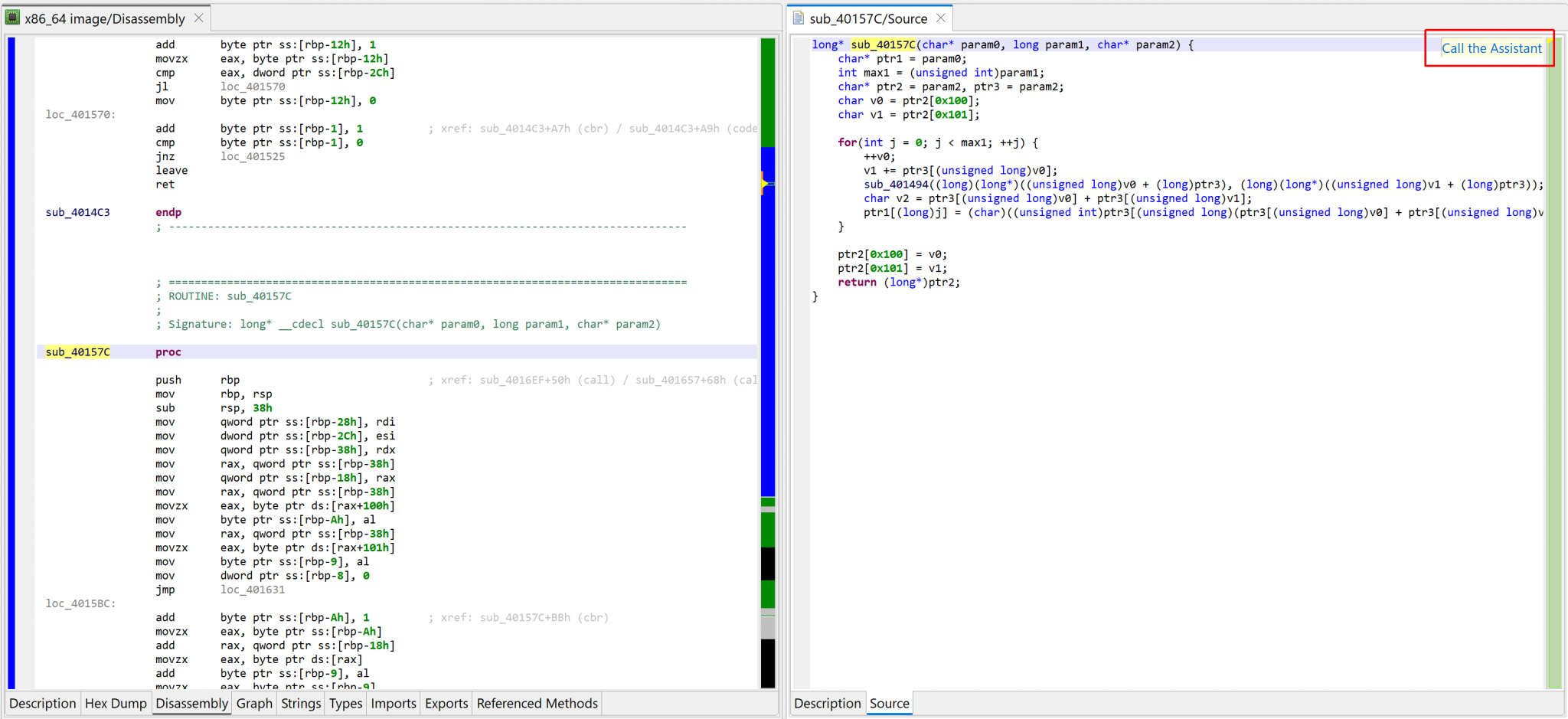 一个未命名的arm64反编译例程