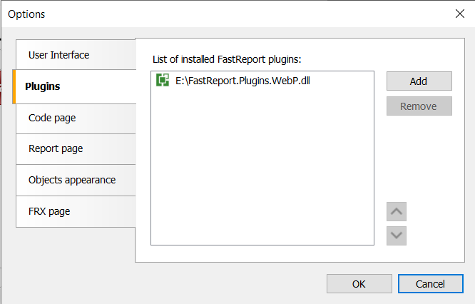 通过设计器添加插件