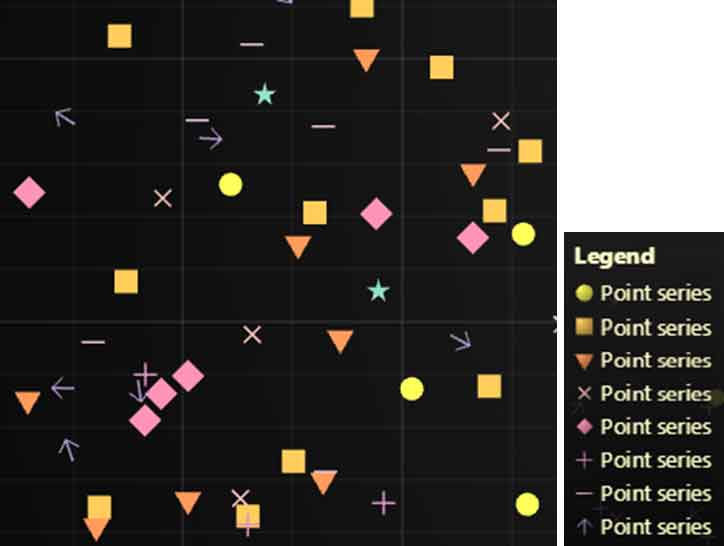 数据框上的不同字体样式